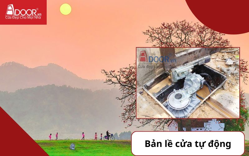 Bản lề - Cửa cổng tự động Bắc Giang 