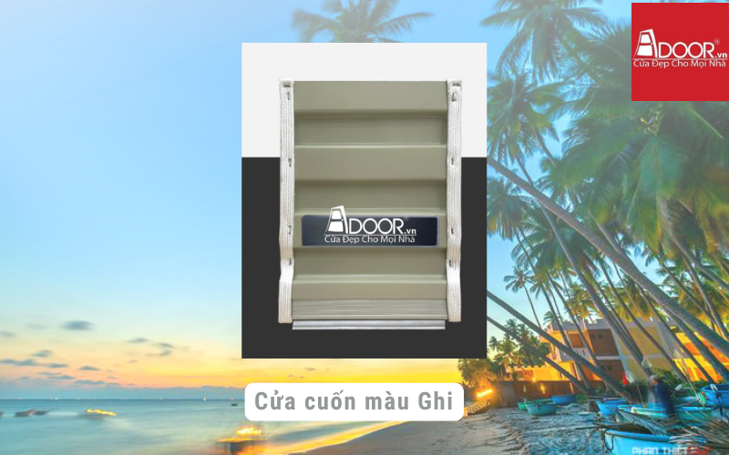 Cửa cuốn Úc Phan Thiết màu Ghi 