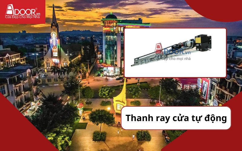 Thanh ray - Cửa cổng tự động Long Khánh
