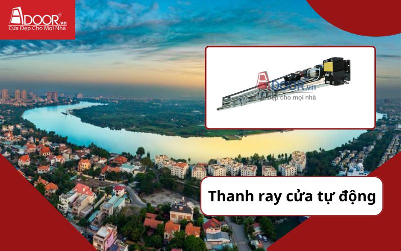 Thanh ray - Cửa cổng tự động Thảo Điền