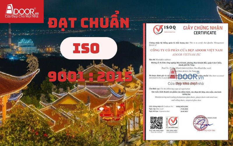Chứng nhận chất lượng - Cửa cổng tự động Uông BÍ