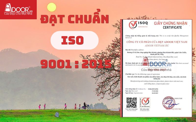 Chuẩn ISO 9001 2015 - Cửa cổng tự động Bắc Giang 