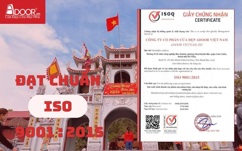 Chuẩn ISO - Cửa cổng tự động Bắc Ninh
