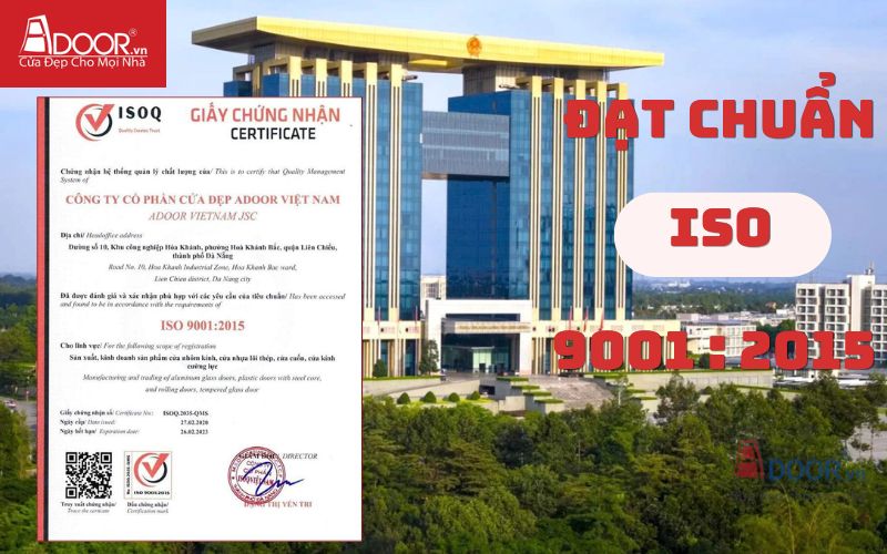 Chứng nhận ISO - Cửa cổng tự động Bình Dương