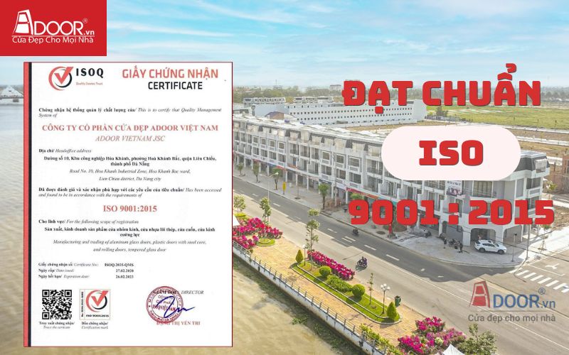 Chứng nhận ISO - Cửa cổng tự động Vị Thanh