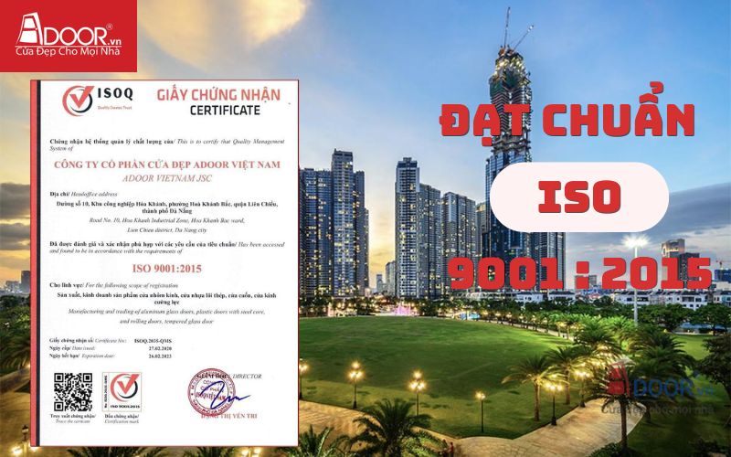 Chứng nhận ISO - Cửa cổng tự động Bình Thạnh