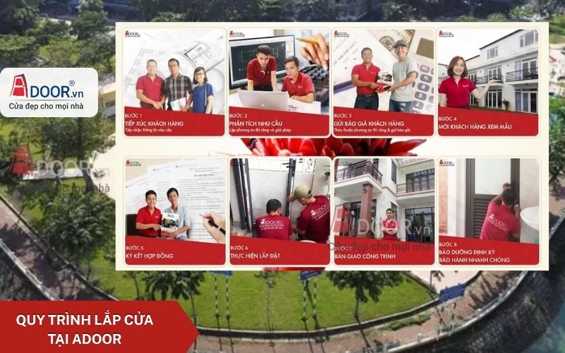 8 Bước Kỹ Thuật Tiêu Chuẩn Hệ Thống Adoor 8 Bước Kỹ Thuật Tiêu Chuẩn Hệ Thống Adoor