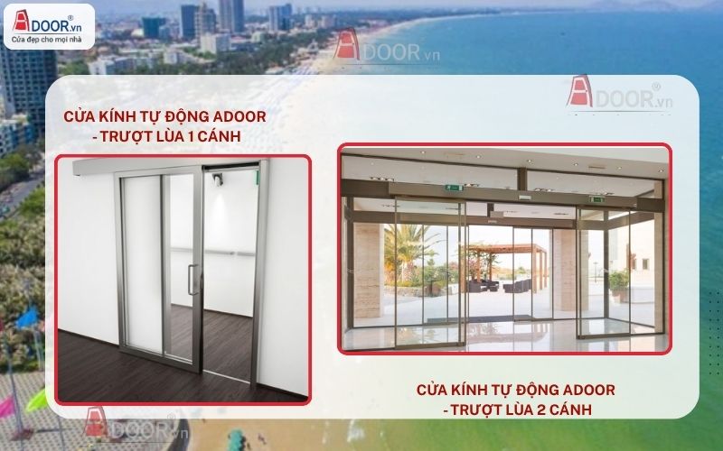 Cửa kính tự động Bà Rịa trượt lùa 1 – 2 cánh Cửa kính tự động Bà Rịa trượt lùa 1 – 2 cánh