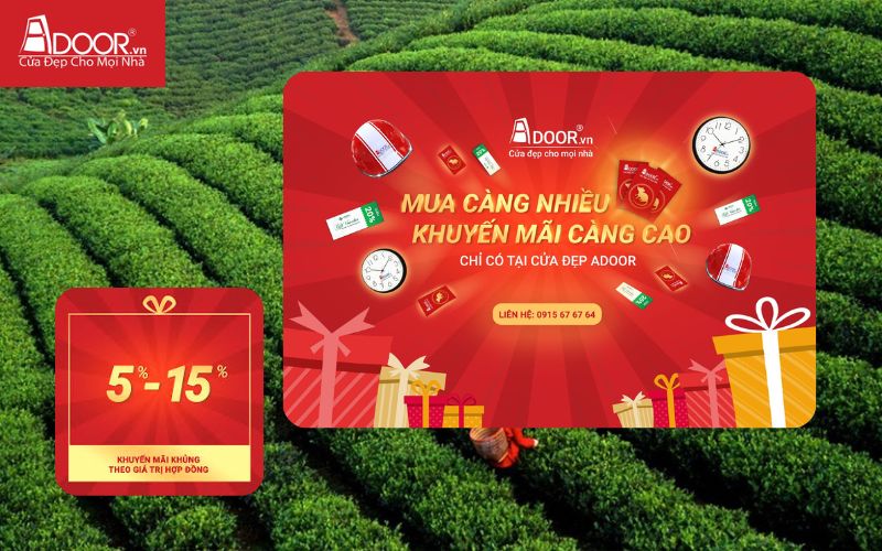Ưu đãi Adoor cho khách hàng - Cửa cổng tự động Thái Nguyên Ưu đãi Adoor cho khách hàng - Cửa cổng tự động Thái Nguyên