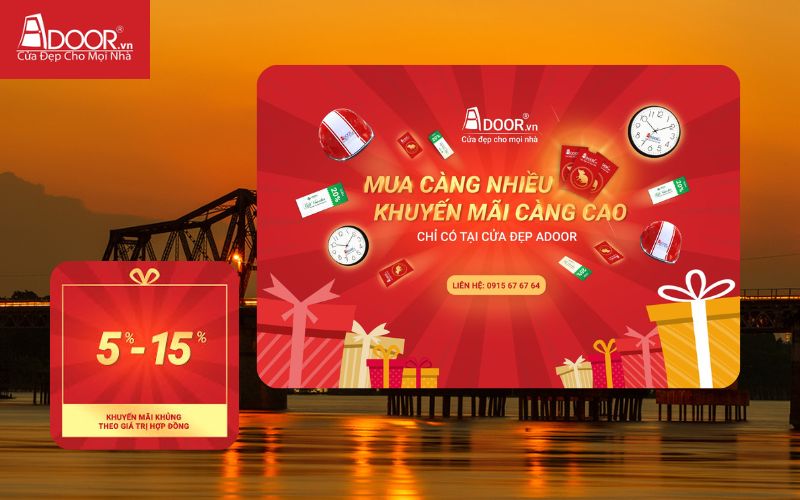 Ưu đãi - Cửa cổng tự động Long Biên