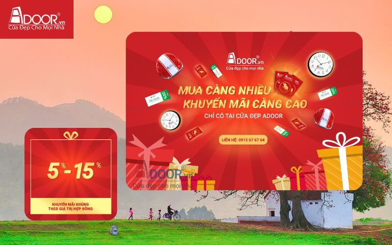 Ưu đãi - Cửa cổng tự động Bắc Giang 