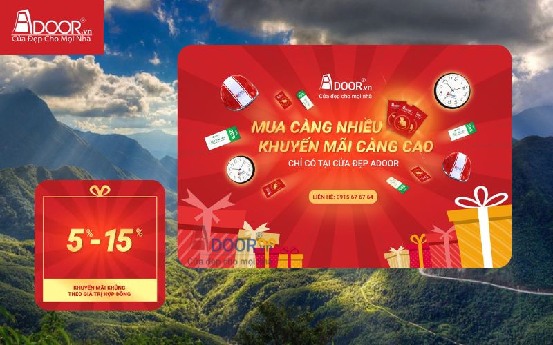 Ưu đãi - Cửa cổng tự động Lai Châu