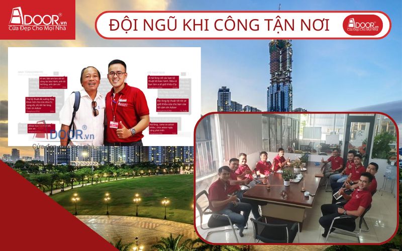 Dội ngũ thi công - Cửa cổng tự động Bình Thạnh
