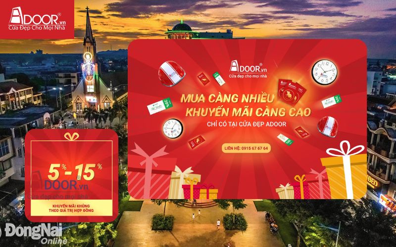 Ưu đãi - Cửa cổng tự động Long Khánh