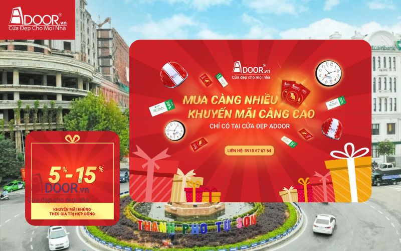 Ưu đãi - Cửa cổng tự động Từ Sơn