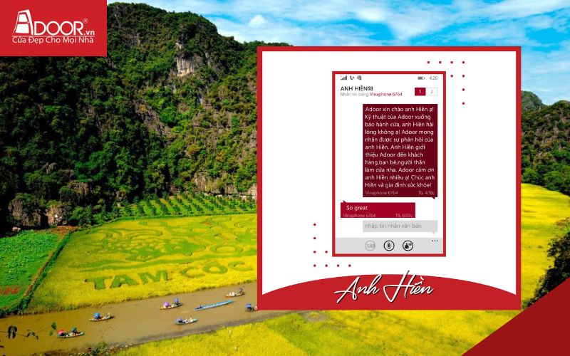Phản hồi từ anh Hiền - Cửa cổng tự động Ninh Bình Phản hồi từ anh Hiền - Cửa cổng tự động Ninh Bình