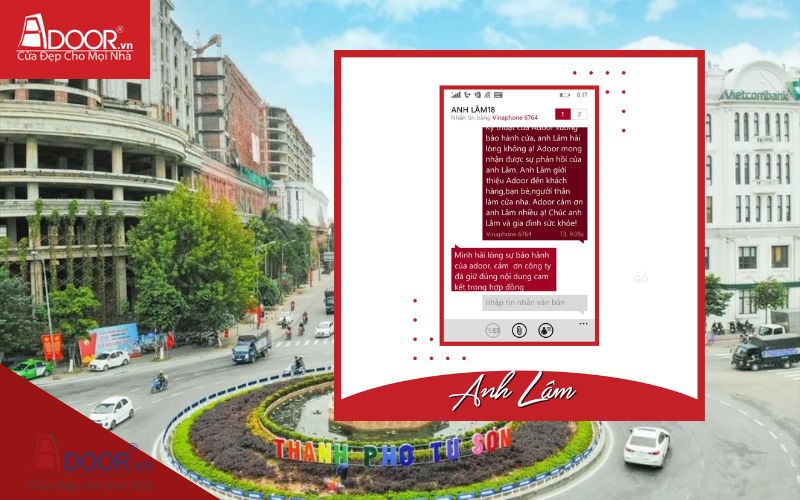 Feedback khách hàng - Cửa cổng tự động Từ Sơn