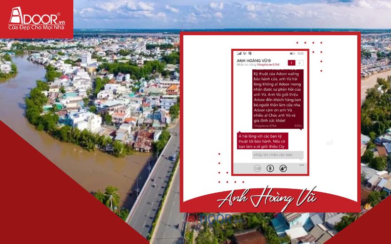 Phản hồi từ bác Vũ - Cửa cổng tự động Tiền Giang