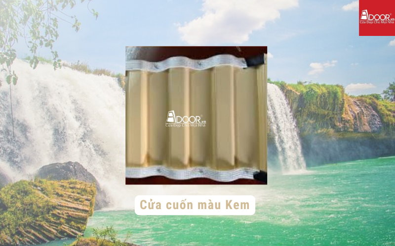 Cửa cuốn Úc Đắk Lắk màu kem