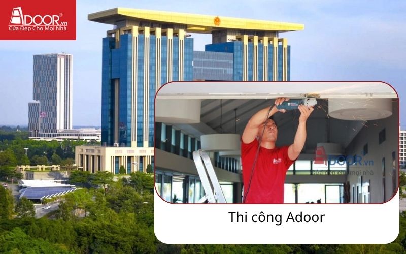 Thi công Adoor - Cửa cổng tự động Bình Dương