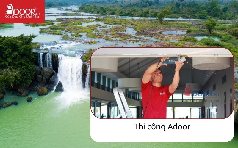 Thi công - Cửa cổng tự động Đắk Lắk