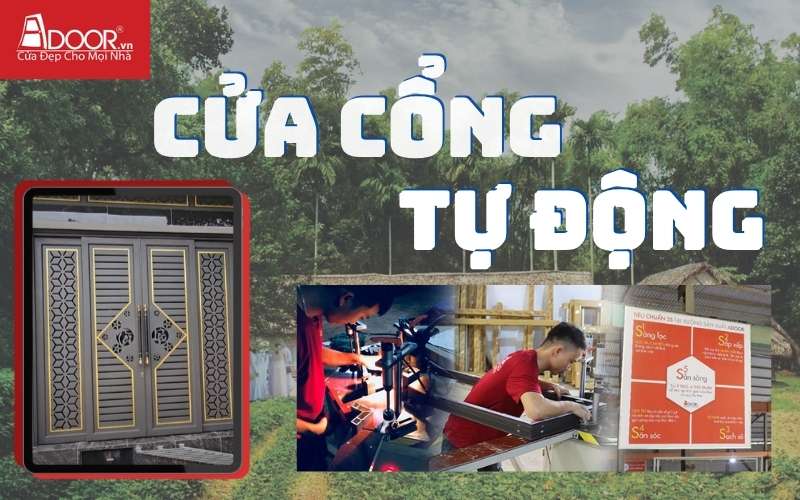 Cửa cổng tự động Nghệ An