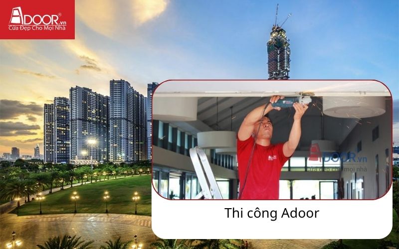 Thi công an toàn - Cửa cổng tự động Bình Thạnh