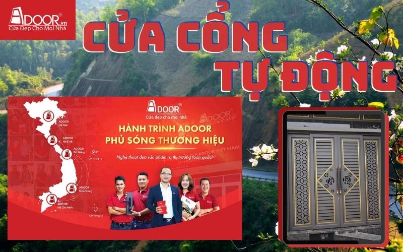 Cửa cổng tự động Điện Biên
