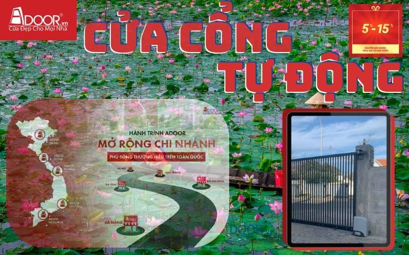 Cửa cổng tự động Đồng Tháp