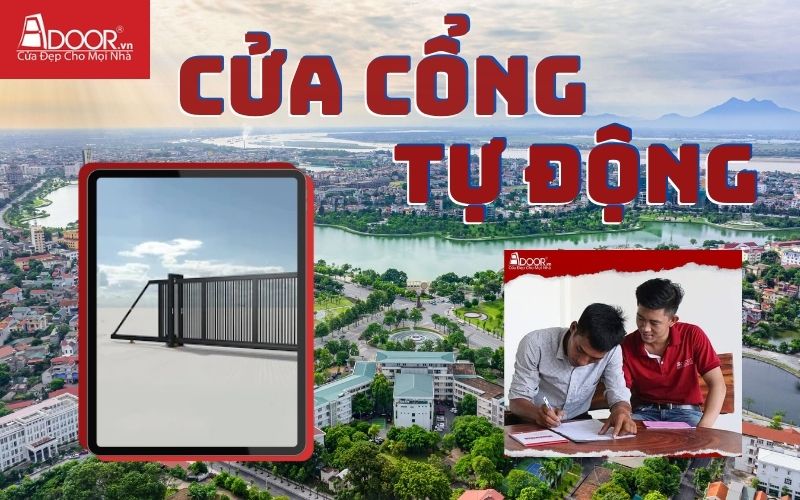 Cửa cổng tự động Việt Trì