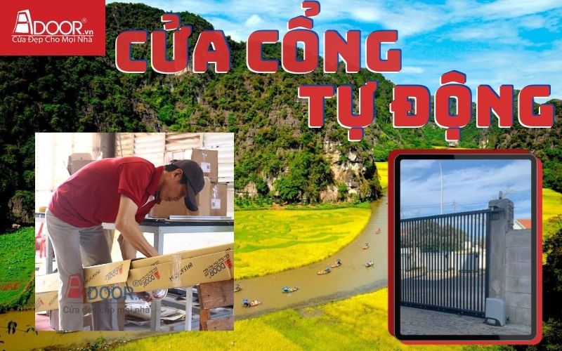 Cửa cổng tự động Ninh Bình