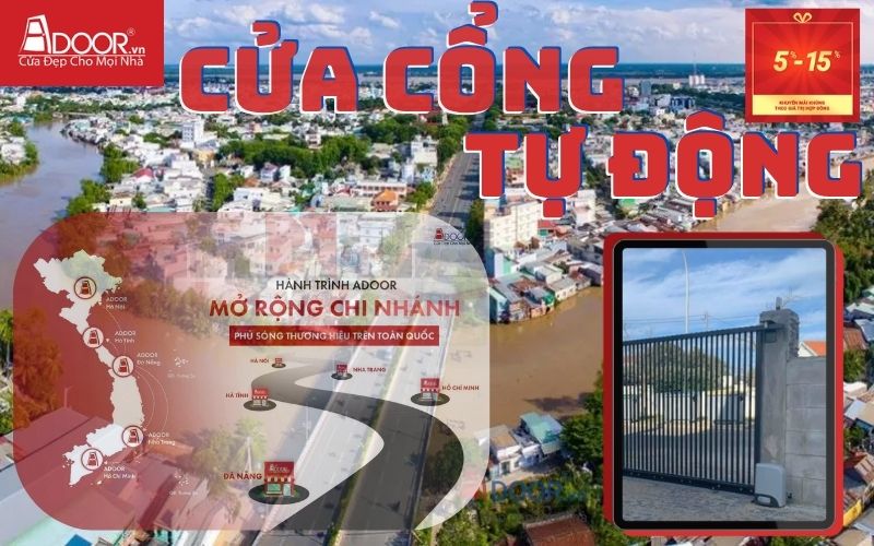 Cửa cổng tự động Tiền Giang