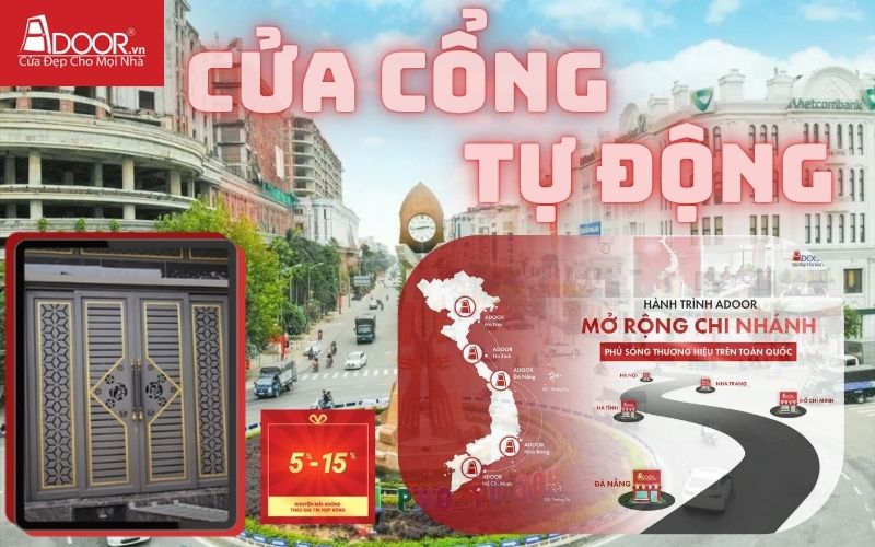 Cửa cổng tự động Từ Sơn