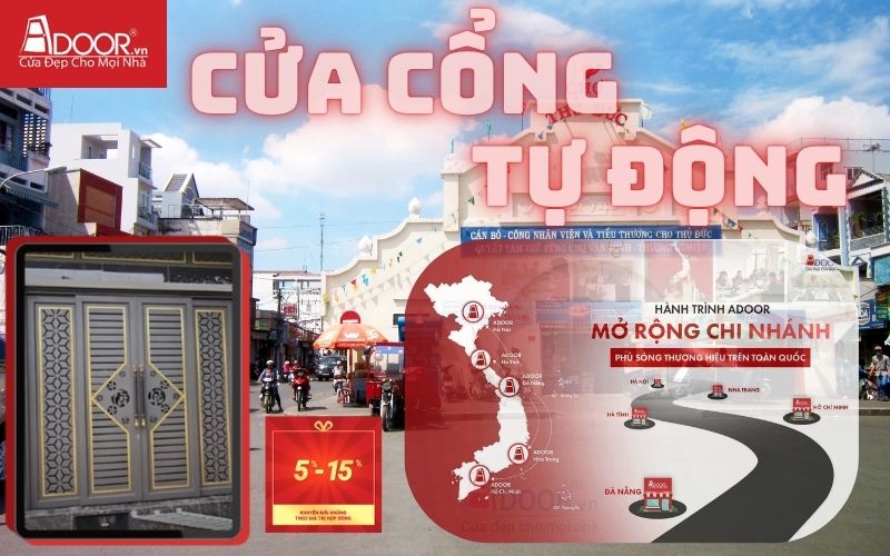 Cửa cổng tự động Thủ Đức