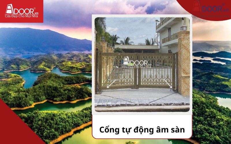 Cổng âm sàn - Cửa cổng tự động Đắk Nông Cổng âm sàn - Cửa cổng tự động Đắk Nông