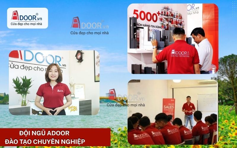 Đội ngũ Adoor luôn đồng hành cùng khách hàng