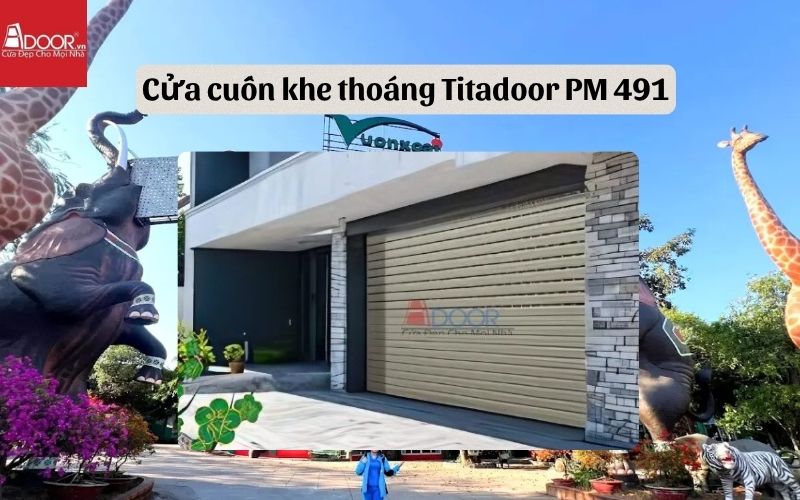 cửa cuốn khe thoáng Đồng Nai Titadoor PM 491 cửa cuốn khe thoáng Đồng Nai Titadoor PM 491