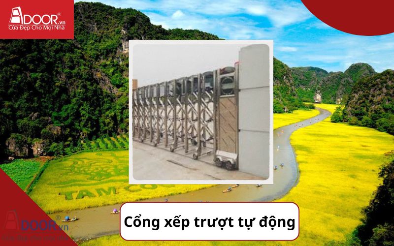 Cổng xếp - Cửa cổng tự động Ninh Bình Cổng xếp - Cửa cổng tự động Ninh Bình