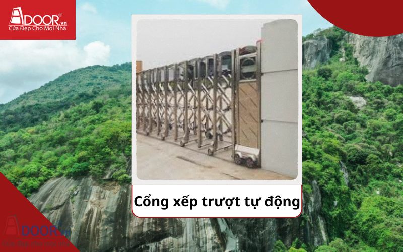 Cổng xếp - Cửa cổng tự động An Giang