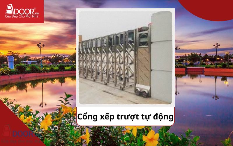 Cổng xếp - Cửa cổng tự động Hậu Giang Cổng xếp - Cửa cổng tự động Hậu Giang