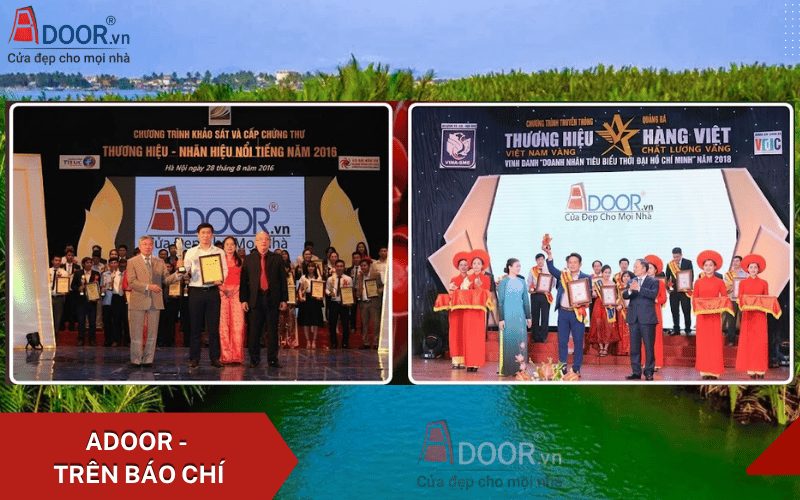 Adoor khẳng định chất lượng - vinh danh trên báo chí Adoor khẳng định chất lượng - vinh danh trên báo chí