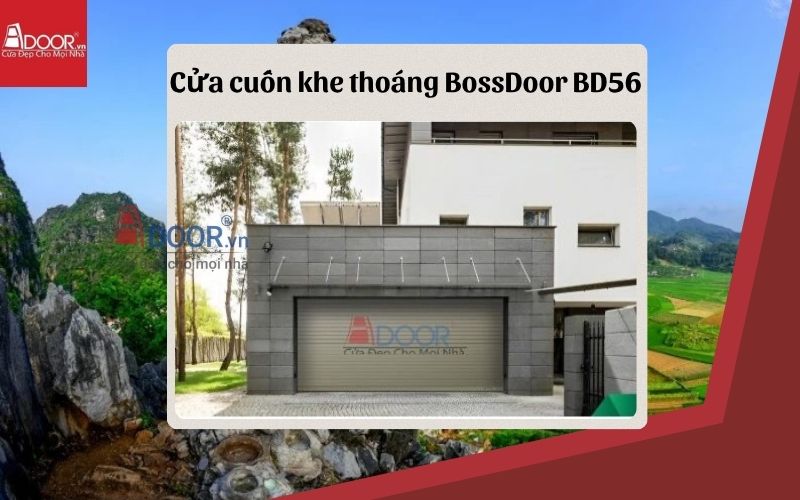 cửa cuốn khe thoáng Lạng Sơn BossDoor BD56