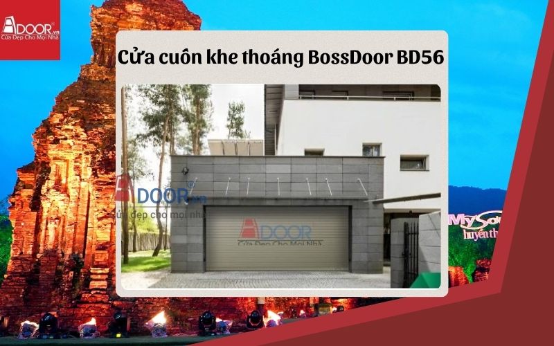 cửa cuốn khe thoáng Quảng Nam BossDoor BD56