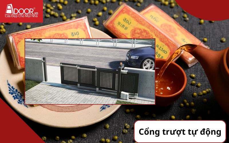 Cổng trượt - Cửa cổng tự động Hải Dương