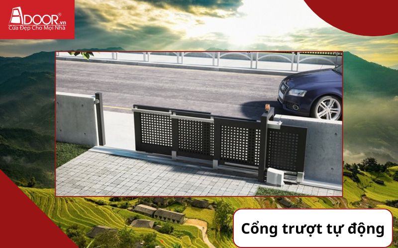Cổng trượt - Cửa cổng tự động Hà Giang
