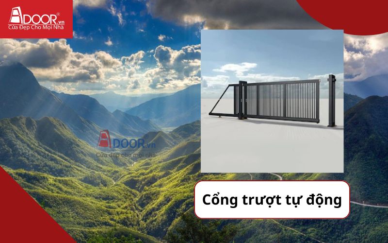 Cổng trượt - Cửa cổng tự động Lai Châu