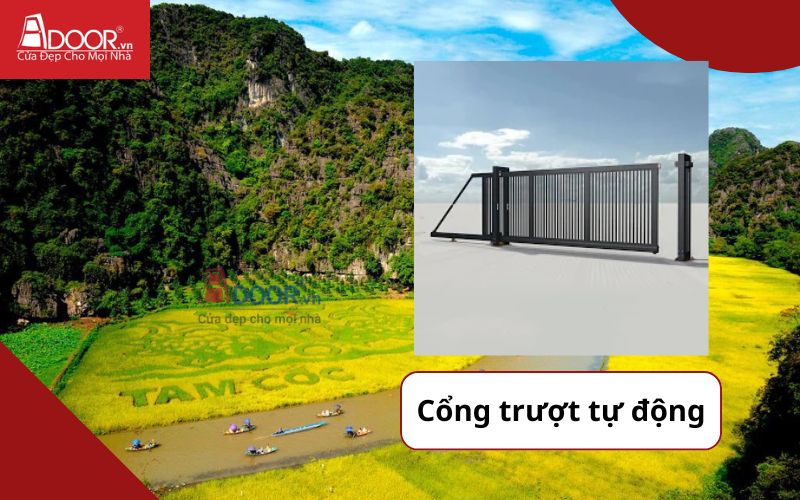 Cổng trượt - Cửa cổng tự động Ninh Bình Cổng trượt - Cửa cổng tự động Ninh Bình