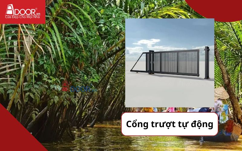 Cổng trượt - Cửa cổng tự động Bến Tre