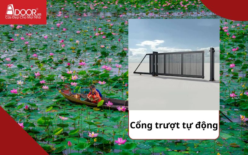 Cổng trượt - Cửa cổng tự động Đồng Tháp