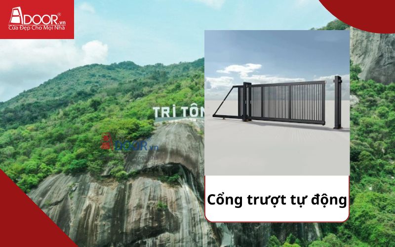 Cổng trượt - Cửa cổng tự động An Giang